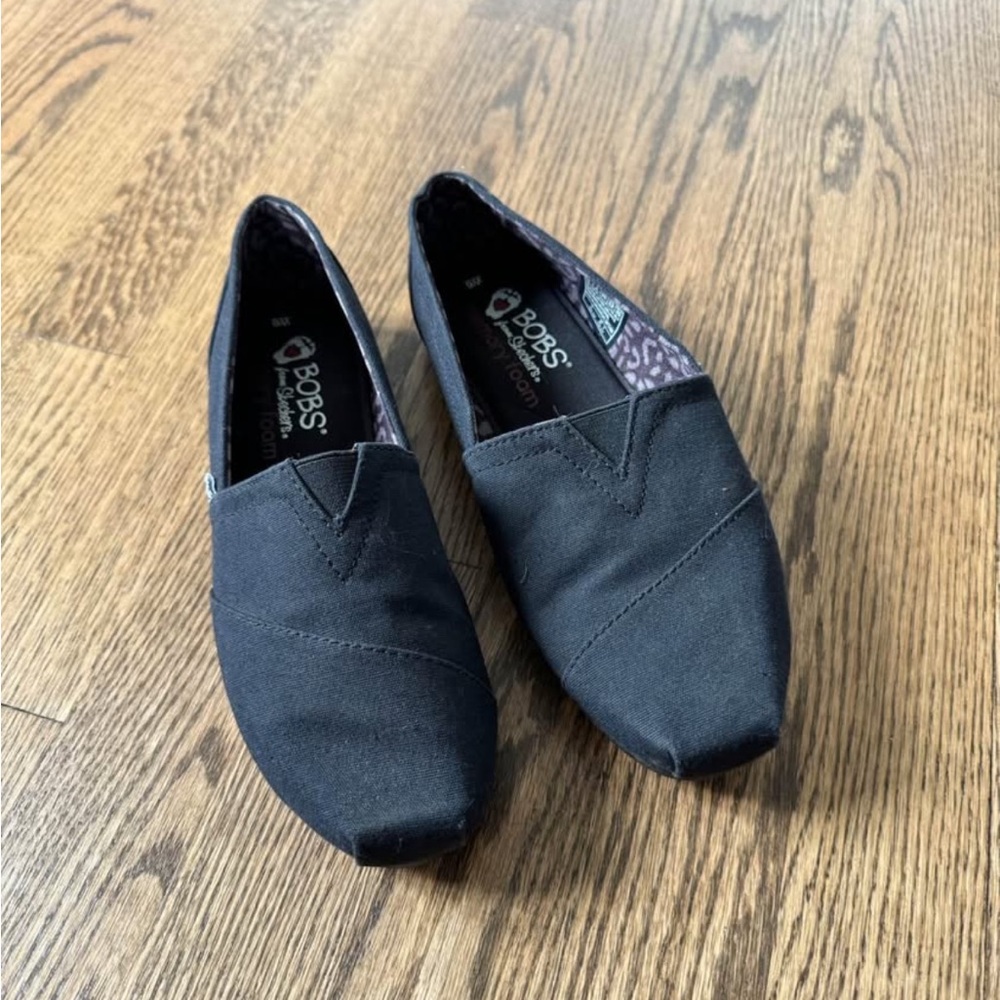 BOBS from Skechers Black Slip-On Shoes